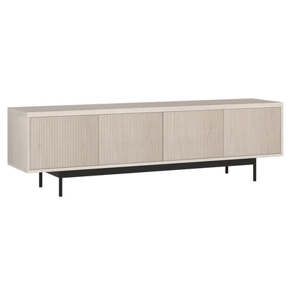 Henn&Hart Whitman, 70'' Rectangular TV Stand, Alder White