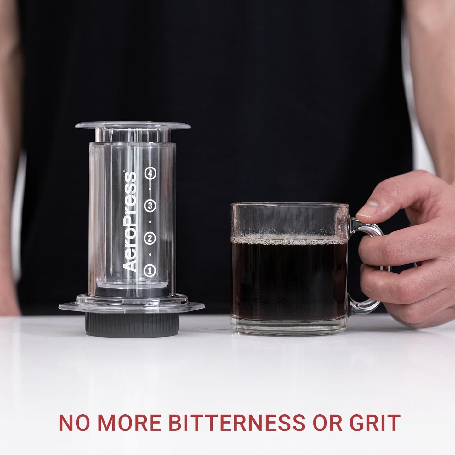 AeroPress Flow Control Filter Cap, No Drip Filter Cap for AeroPress Portable Espresso-Style Coffee Maker, Specialty Method Coffee Maker