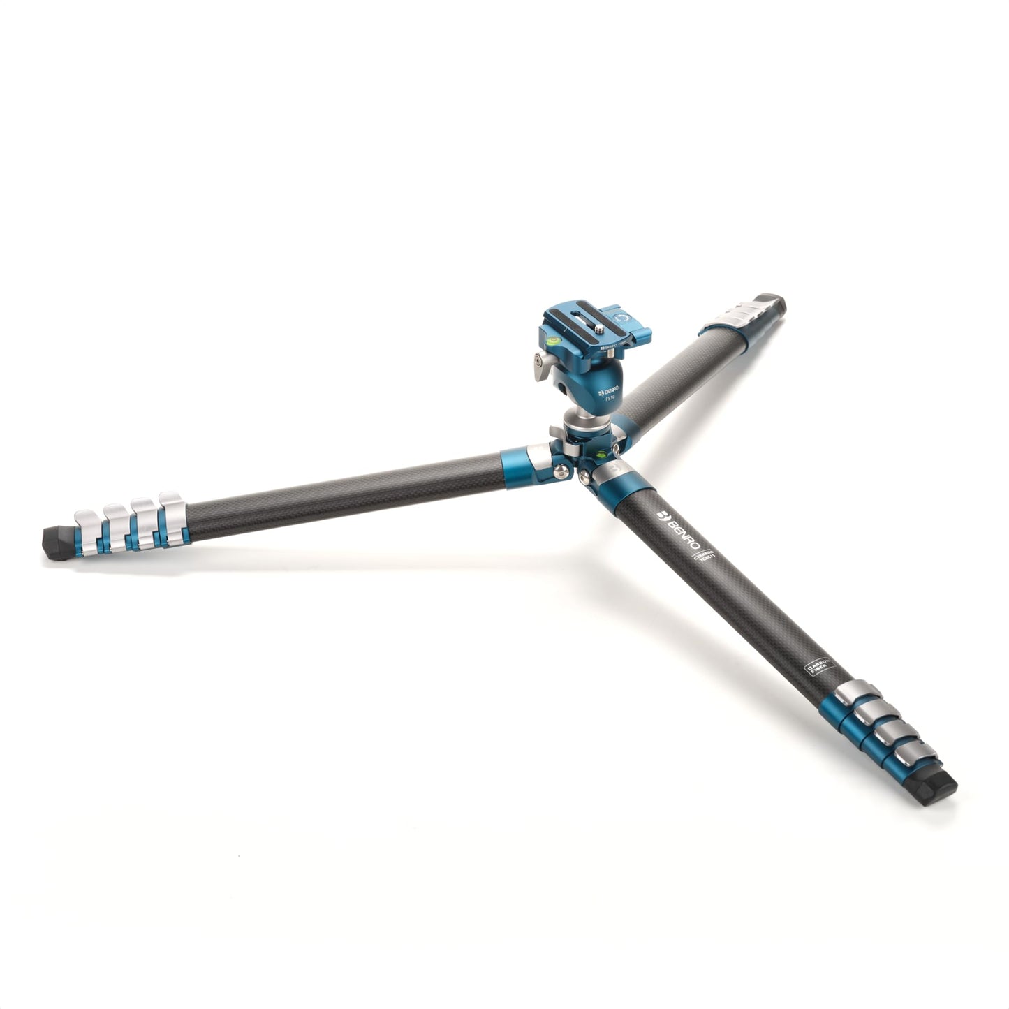 Benro CyanBird Carbon Fiber Tripod Kit – Lightweight Travel Tripod with FS30 Ball Head, Quick Release Plate, Flip Locks, and Carrying Case for DSLR, Mirrorless & Compact Video Cameras (TCBC15FS30)