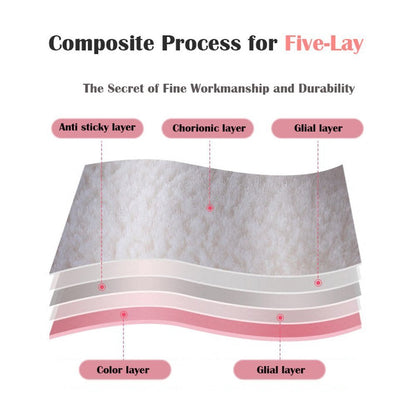 2 PAIRS Household Gloves Latex Free Cleaning Gloves with Soft Lining Long Cuff 15" & Grip, Medum, Pink/Blue