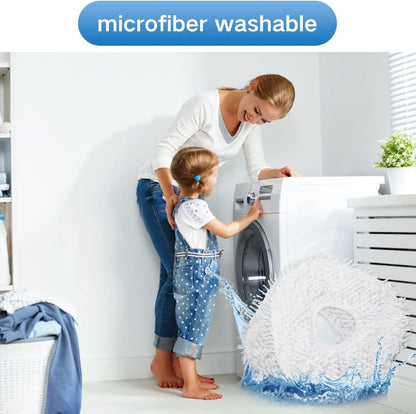 Reusable Mop Cloth for Robot Sweeping - Narwal T10 Accessories Parts Microfiber X4 Mop (4)