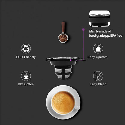 HASMX Replacement Single Serve Coffee Grounds Basket for Hamilton Beach FlexBrew Models, 1-Pack