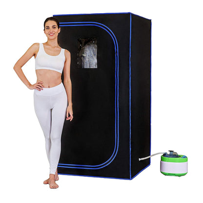 Fast Heating Portable Home Sauna for 1 Person - Foldable Spa Tent for Steam Therapy & Relaxation