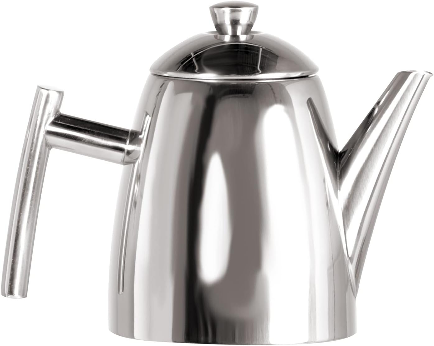 18/8 34 Frieling Stainless Steel Teapot with Infuser, Tea Warmer with Teapot Infuser for Loose Tea, Ounces