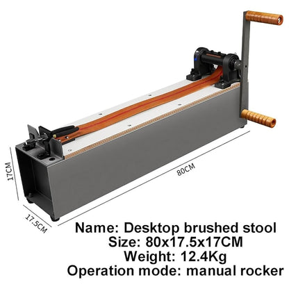 Zocxielr Manual Wire Drawing Bench,Jewelry Wire Pulling Machine with Steel Frame and Leather Belt,Compact Jewelry Craft Tool