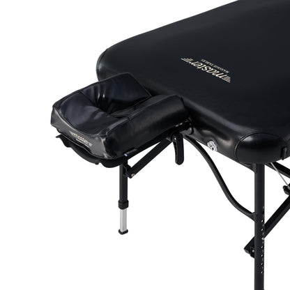 Master Massage 30" StratoMaster LX Ultra-Light Weight Aluminum Portable Massage Table Package- Tattoo Bed- Lash Tables- Black