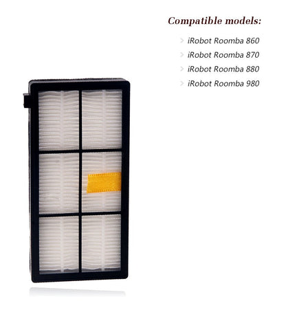 I clean 16pcs Replacement iRobot Roomba Hepa Filter, Parts Fit for Roomba 980 960 880 860 870 890 Robotic Vacuum 800&900 Series, with A Free Cleaning Brush…