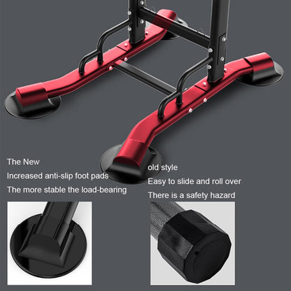 Power Tower Dip Station Adjustable Pull Up Bar, Push Up Workout Dip Stands Strength Training Equipment,for Home Gym 300Kg
