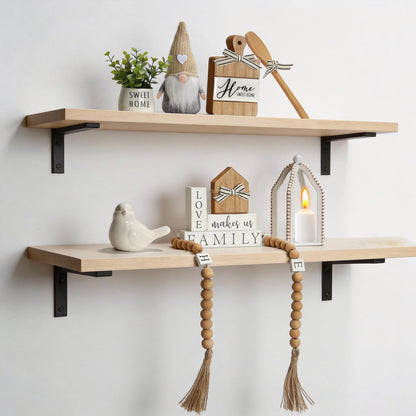 Farmhouse Tiered Tray Decor Set, 8 PCS Rustic Sweet Home Tabletop Decorations with Wooden Signs Lantern Plant Gnome Bead Garland & Bird Accent, Cozy Country Decorations for Home Table Kitchen Island