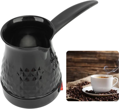 600ml Stainless Steel Coffee Maker - Anti Scald Even Heating Electric Coffee Pot with Removable Handle