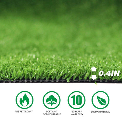 GL Artificial Grass Mats Lawn Carpet Customized Sizes, Synthetic Rug Indoor Outdoor Landscape, Fake Faux Turf for Decor 9FTX17FT(153 Square FT)