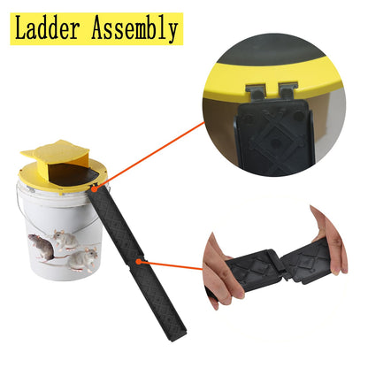 Mouse Rat Trap Bucket,5 Gallon Mouses Rat Traps Indoor for Home,Reusable Bucket Lid Rat Traps Indoor Outdoor,Mouse Catching Tool
