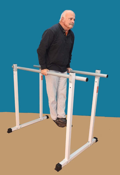 Titan Gymnastics Parallel Bar, (2) Adjustable Heights & (3) Adjustable Widths, with 2” Dia Parallel Bars – Made in The USA.
