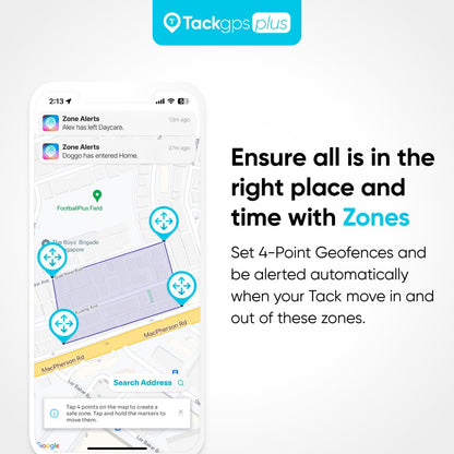 Tack GPS Plus Care Bundle with Lowest Monthly fee + 30 Days Battery Life. Fall Detection + SOS Alerts + Indoor Elevation Finder - for Kids, Elderly, Autism, Alzheimer, Dementia, Special Needs