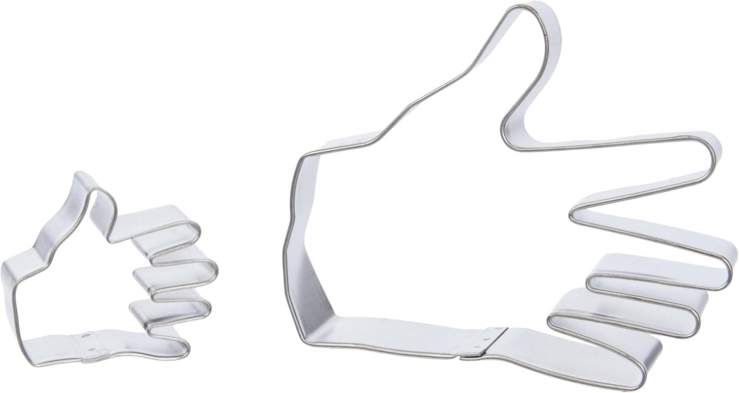 PME Hand Cookie and Cake Cutters, Set of 2, Small and Large Sizes