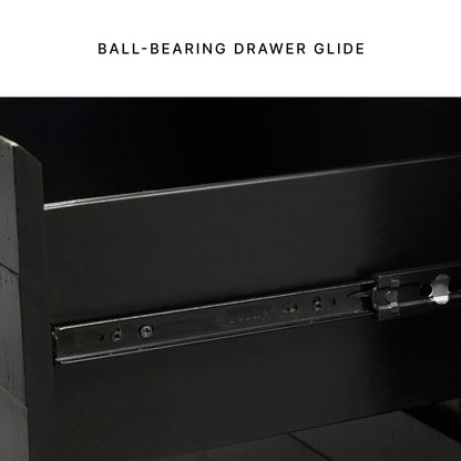 Signature Design by Ashley Londer Casual Nightstand with USB Ports, Black