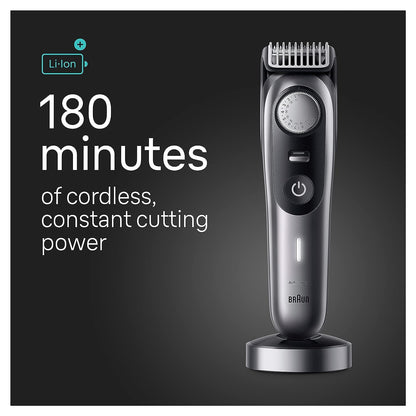 Braun All-in-One Men's Shaving Kit Series 9 9440, 13-in-1 Beard, Face, Nose, Ear Trimmer, Hair Clippers, Body Groomer and Manscaping