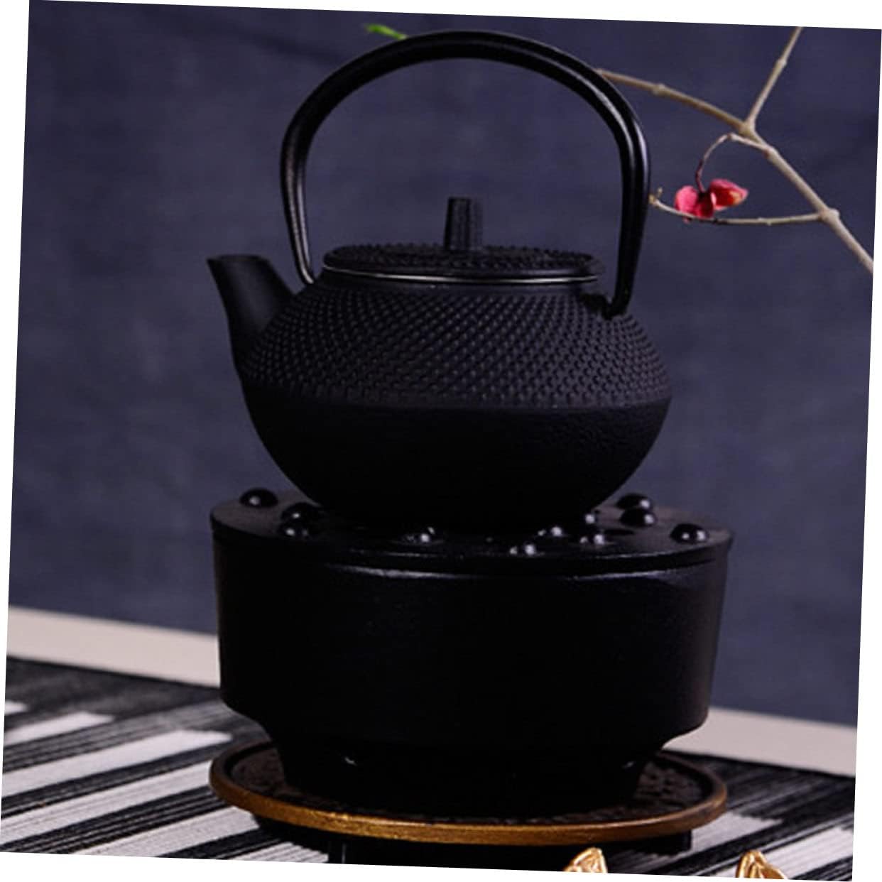 Cast Iron Teapot Tea Set - Japanese Mini Tea Pots, Espresso Kettle, Stainless Steel Small Tea Kettle Decoration
