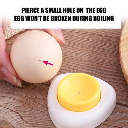 Egg Piercer for Raw Eggs - 2 Pack, with Magnetic Base and Safety Lock, Hard Boiled Egg Peeler, Egg Pricker to Get a Good Hard Boiled Egg, Easy Egg Peeler Kitchen Gadget