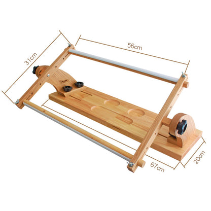 Adjustable Embroidery Stand, Wood Tapestry Cross Stitch Embroidery Frame Holder, Desktop Rotating Embroidery Kit Lap Frame, for DIY Craft Thread Sewing