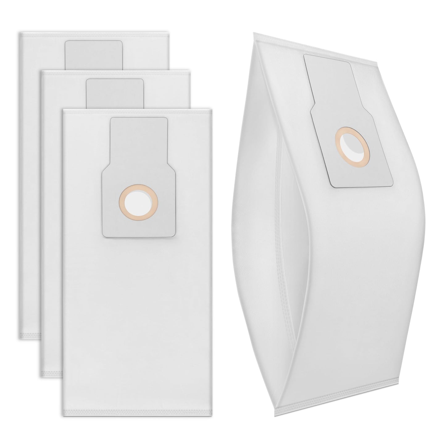4 Pack 53294 Type O HEPA Cloth Vacuum Bags Replacement for Kenmore Upright Vacuum Cleaners 53293 50690 60510 31140 31150, Compare to Part 20-50690 20-50510 20-53294