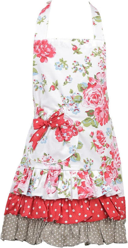 Surblue Heavy Duty Kitchen Aprons for Women - Ideal for Cooking & Gardening