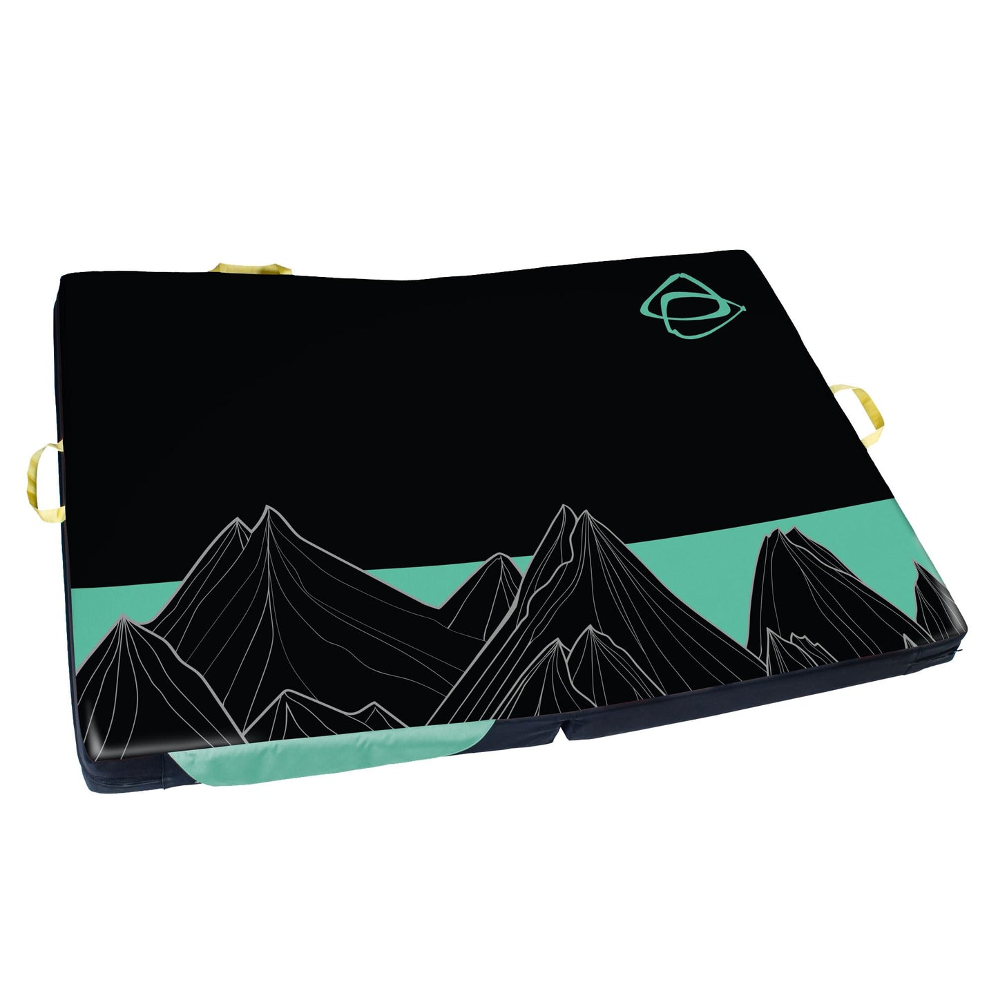 Asana Hero ‘Mountain’ Bouldering Crash Pad - Deluxe Suspension, Triple Layer Dual Density Foam Structure, Heavy Duty Nylon - Premium Rock Climbing Crash Mat (48 x 36 x 4)