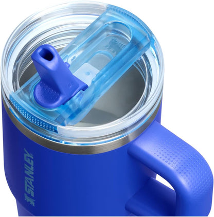 STANLEY Quencher ProTour 20 oz Tumbler - Leakproof Lid, Built-In Straw & Handle | Insulated Stainless Steel | BPA-Free | Cobalt