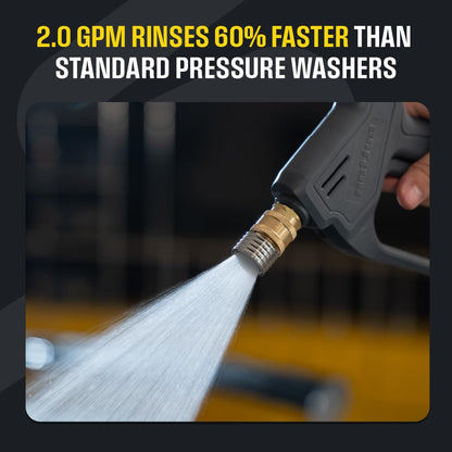 Active 2.0 Electric Pressure Washer (Tool only) – 2.0 GPM high Pressure Washer for DIY at Home car wash, Detailing and Other Cleaning transformations with 1800 Peak PSI