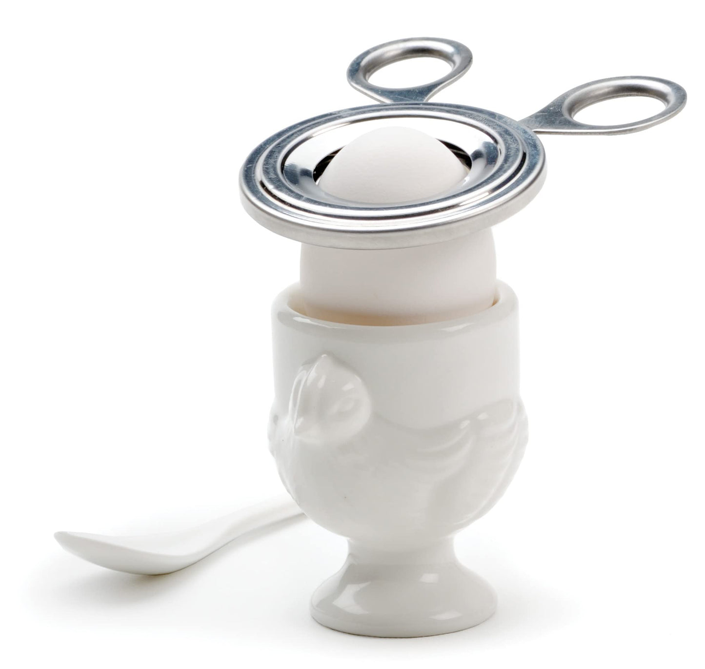 RSVP International Endurance Kitchen Tool Collection Durable & Easy to Clean, Dishwasher Safe, Egg Topper, Stainless Steel