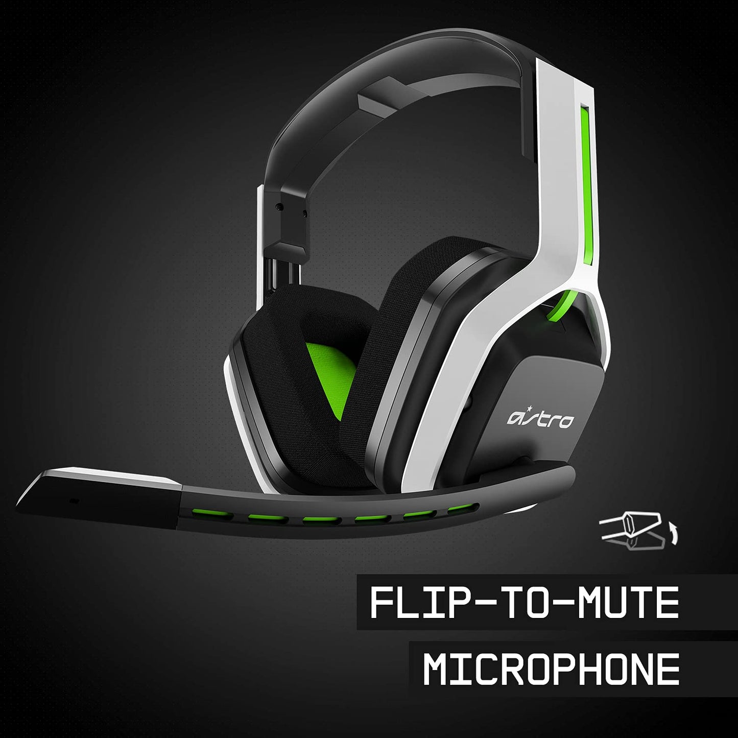 ASTRO Gaming A20 Wireless Headset Gen 2 for Xbox Series X | S, Xbox One, PC & Mac - White/Green
