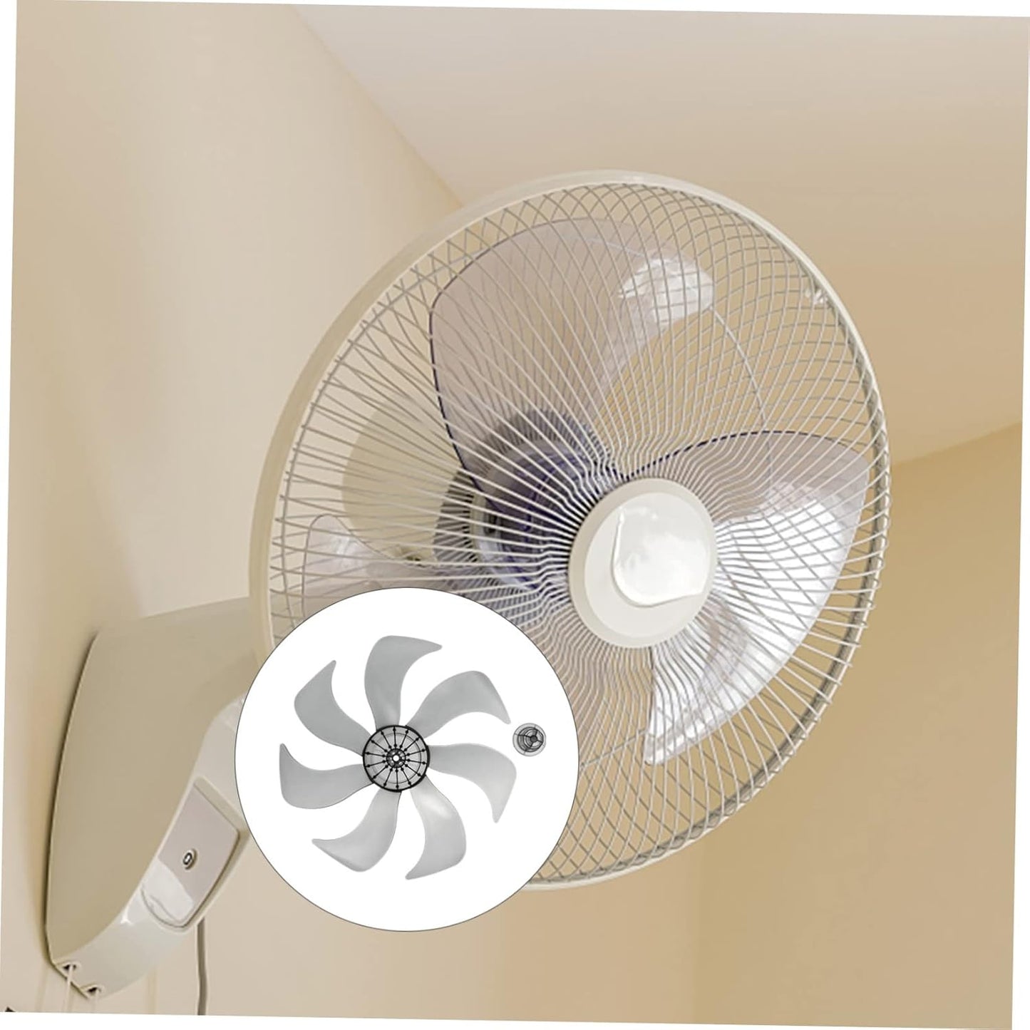 ABOOFAN Floor Fan Blade, Pedestal Fan, Mini Outdoor Fan, Leaves Ceiling Desktop Fan Blade Replacement, Universal Blades