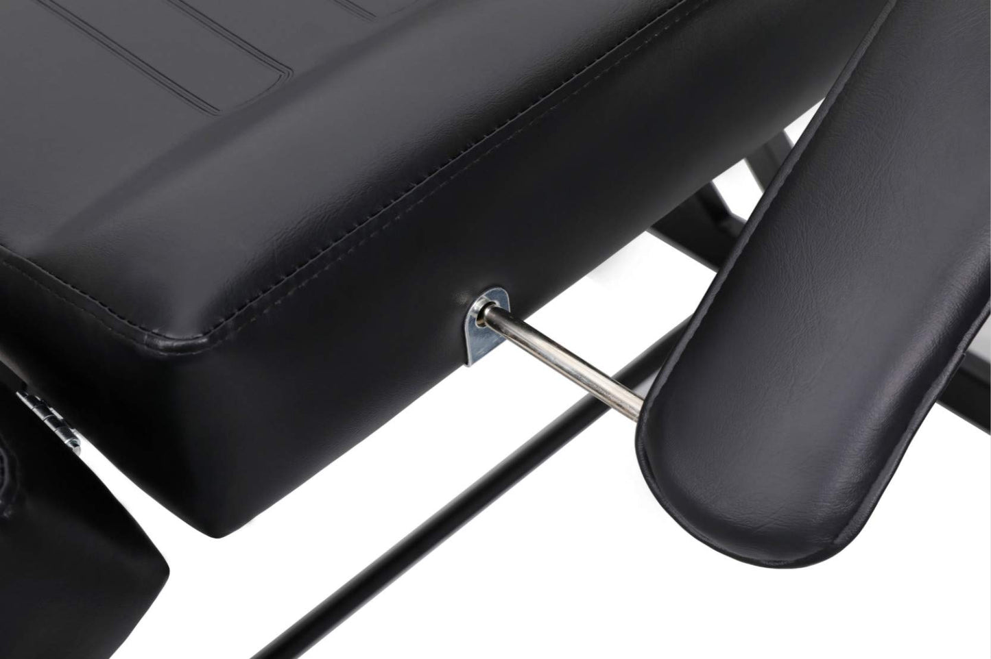 Salon Style Multi-Function Basic Facial Chair with Free Stool Facial Bed Massage Table Tattoo Massage Facial Table Bed Chair Barber Beauty Spa Salon Equipment Black