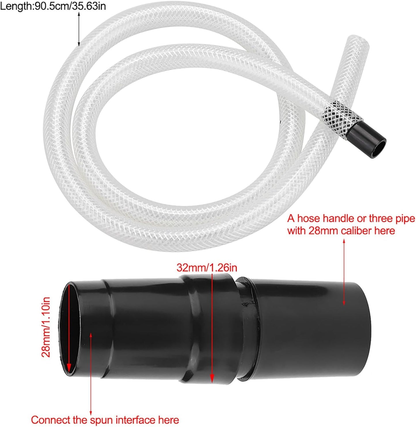 9 Pieces Vacuum Cleaner Accessories, Household Vacuum Cleaner Attachments, Mini Micro Tool Car Vehicle Cleaning Kit