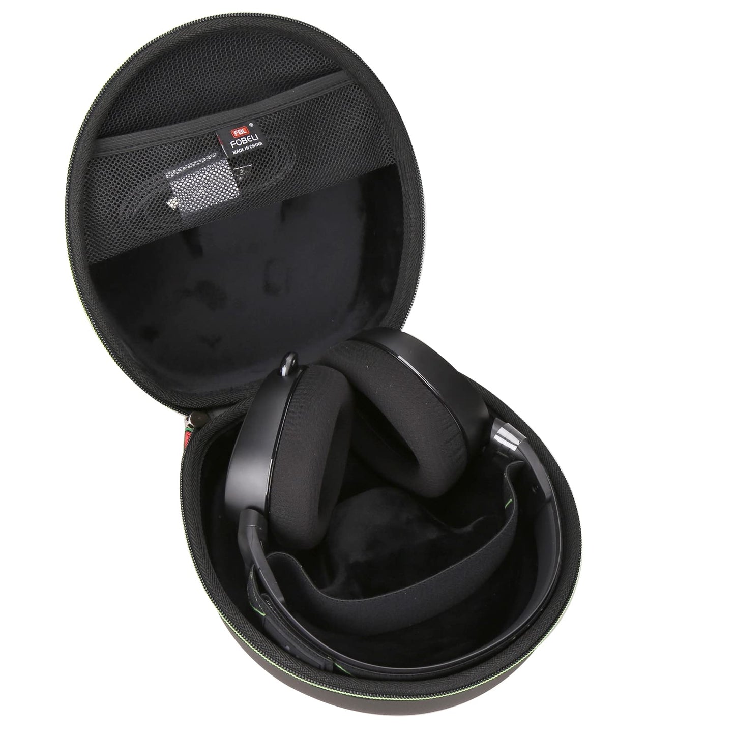 FBLFOBELI Hard Storage Case for SteelSeries Arctis 1 3 5 7 7X 7+ 7P+ 9 9X PRO PRO+ Prime/Arctis Nova pro 1 1P 1X 3 7 7X 7P/Pioneer DJ HDJ-X5/G733 Lightspeed Wireless Gaming Headset (PU-Black)