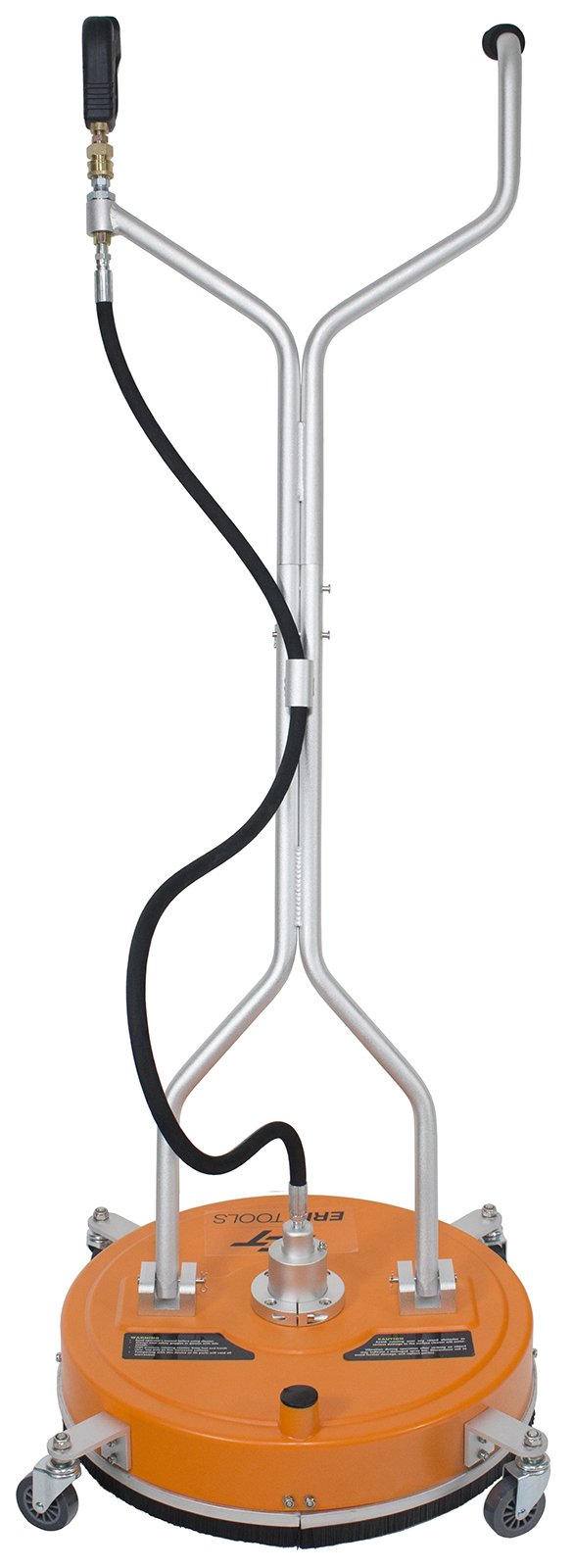 Erie Tools 20" Polypropylene Surface Cleaner with Vacuum Port with Wheels and Wand Pressure Washer Attachment 4000 PSI, 10.5 GPM