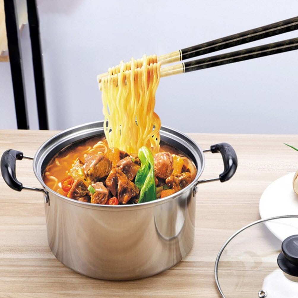 Soup Pan Stainless Steel Stockpot with Lid, Nonstick Cooking Pot, Pasta Pot, Saucepot Cookware