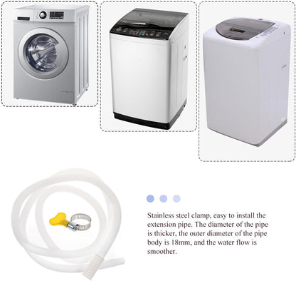 Air Conditioner Drain Water Inlet Hose, Flexible Tubing for Unit Washer Drain Hose for Washing Machine