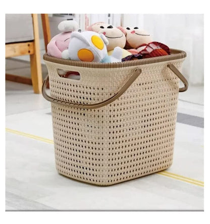 PXIWDAN Laundry Basket Laundry Basket Dirty Clothes Storage Woven Rope Hamper Clothes Hamper