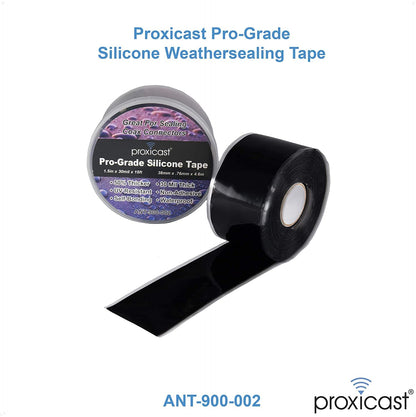 Proxicast 10 dBi 4G/5G/WiFI Omni Antenna + 25 ft Pro-Grade Coax Cable + Free Tape Bundle (ANT-126-002-BDL-25)