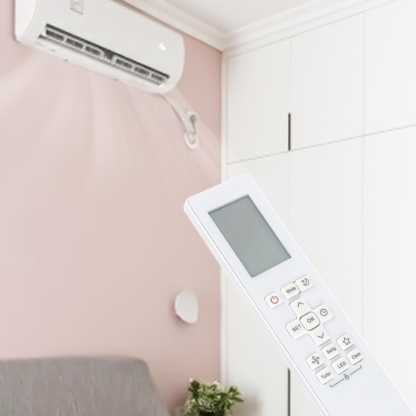 AIDITIYMI RG10B(G)/BGEF Universal AC Remote Control Compatible with Midea Samsung Air Conditioners