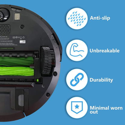 Tires Replacement for iRobot Roomba Wheel Series 500, 600, 700, 800, 900, e5, e6, i7, 2 Packs for All Models