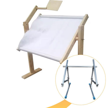 ＡＷＨＡＯ Embroidery Stitch Stand, Embroidery Frame Stand, Floor Standing Aluminum Alloy , 1 Bar