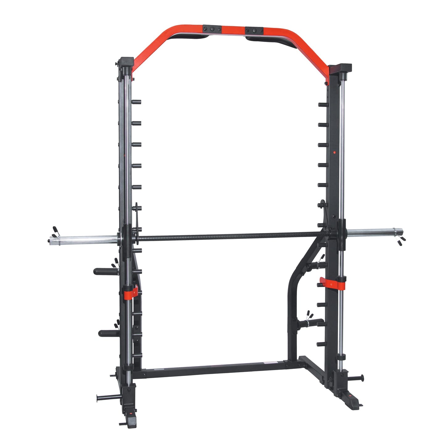 Sunny Health & Fitness Premium Squat Smith Machine - 3 in 1 Multifunction Power Rack with Adjustable Pull Up Bar for Home Gym – SF-XF920021