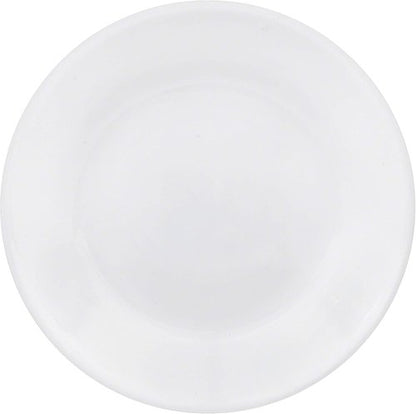 Corelle Vitrelle 6-Piece Salad Plate Set - Chip Resistant Triple Layer Glass, 6-3/4-Inch, Winter Frost White