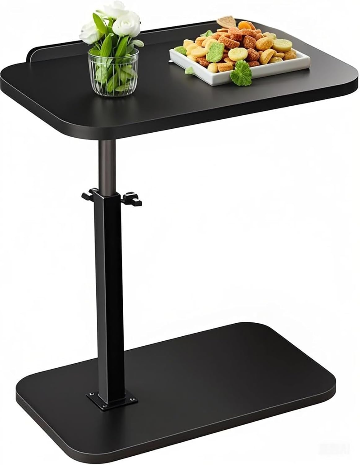 Couch,360Swivel C Table End Table Adjustable Height,Laptop Table for CouchBedReading Nook,C Shaped End for TV Tray,that