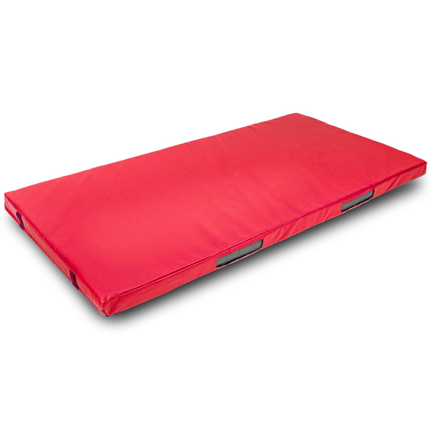 Foamma Gymnastics Mat - 4" x 4 ft x 8 ft, Red Landing Mat for Kids and Adults, Wrestling Mat with Waterproof Cover, High-Density Tumbling Mat, Gymnastics Equipment for Indoor and Outdoor