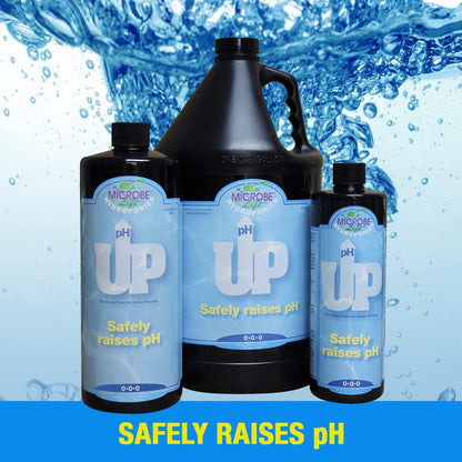 16 Microbe Life Hydroponics pH Up pH Control Liquid, Premium Buffering for pH Stability, Increases pH Levels, Use