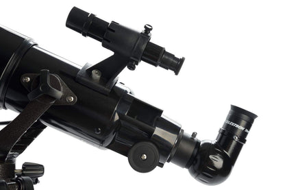 Celestron - PowerSeeker 80AZS Telescope - Manual Alt-Azimuth Telescope for Beginners - Compact and Portable - Bonus Astronomy Software Package - 80mm Aperture