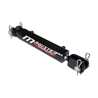 Magister Hydraulics Double Acting Hydraulic Cylinder - AG Clevis Hydraulic Cylinder 2500 PSI tie-Rod Alternative 3" bore 8" Stroke (3x8 ASAE)